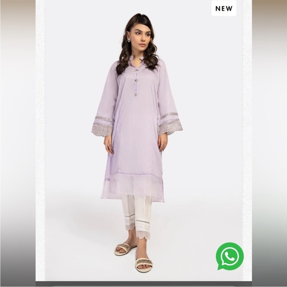 Shirt Lilac by Maria. B - Picture 3 of 8